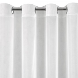 Eurofirany Lucy Voile Curtain, White, 400 x 250 cm