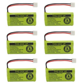 BAOBIAN 2.4V Rechargeable Cordless Phone batteries for AT&T/Lucent BT-18433 BT-184342 BT-28433 BT-284342 BT-6010 BT-8000 BT-8001 BT-8300 Empire CPH-515D CPH515D (6 pack BT18433)