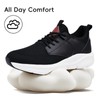 ZEUBNXS Non Slip Work Shoes for Men Walking Sneakers Zapatos