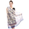 Lina & Lily Elephant Boho Print Women's Scarf Shawl Wrap