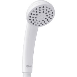 Cornat Amarela TECB3471 Hand Shower Head Diameter 67 mm White 1 Jet Type Anti-Limescale and Water-Saving Insert / Shower Head for Shower and Bath / Eco Shower Head