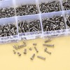 M2 M2.6 M3 Screws Set, 890 Pieces Self-Tapping Screws, Flat