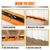TOOLIFE Connectable Contour Gauge 10+10 Inch,Gifts for Men Husband Dad,
