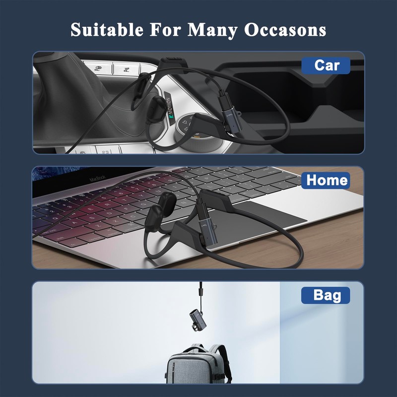 Vancle Pack of 2 USB C to SHOKZ OpenRun Pro