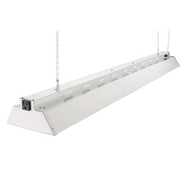 Durolux DL842N T5 4-Foot 2 Fluorescent Lamps Grow Lighting System with 10000 Lumens and 6500K Full Sunlight Spectrum and Low Profile 7" Wide Reflector