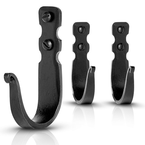 Decorative Wall Mounted Basic Hooks Wrought Iron Hooks For Kitchen