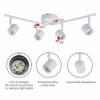 Arcfox 30W 4-Light LED Track Lighting Kit Ceiling Spotlight Fixture