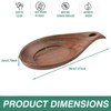 Spoon Rest Non-Slip Spoon Holder, Wooden Spoon Rest, Kitchen Accessories