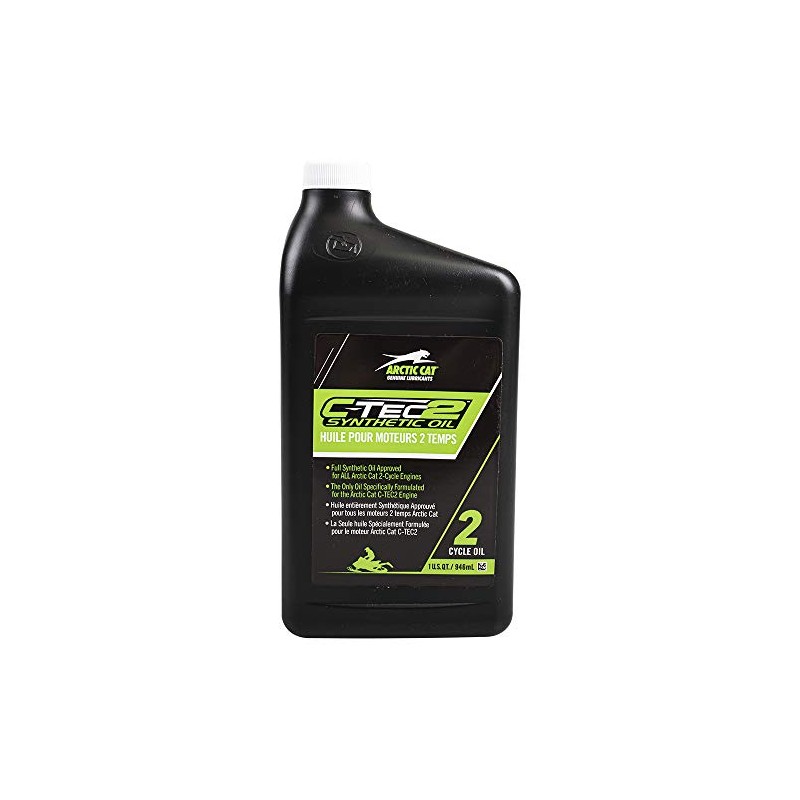 Arctic Cat New OEM 2-Cycle C-TEC2 Synthetic Injection Oil 1-quart,