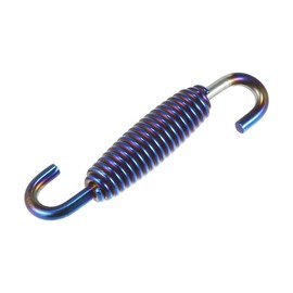 Motoforti Motorcycles Universal Exhaust Pipe Spring 55mm 2.17" Stainless Steel Exhaust Pipe Spring Hook Modified Accessories Multicolor