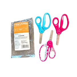 Fiskars 3-PACK of Fiskars 5" Inch Stainless Steel Blunt-Tip Scissors Ages 4+ SEALED, NEW
