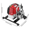 Portable 4-Stroke Engine Gas Water Pump 1.6HP 850W for Drainage,