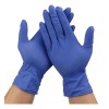 100 Guantes Desechables De Nitrilo De 9 Pulgadas, Color Mora