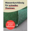 Primaflor Premium Lawn Carpet Green - Brown, Pattern Piece |