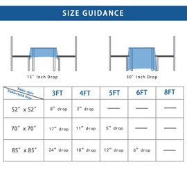 Waysle Square Tablecloth, 52 x 52 Inch, Beige Table Cloth for Square or Round Tables in Washable Polyester, Great for Wedding, Restaurant, Party, Banquet Decoration