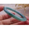 Certified Green 100% A JADE Jadeite Baby Circle Bangle Bracelet