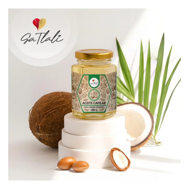 Aceite Capilar Anticaída Coco Y Argán 120g Ga Tlali