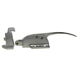 6.22 Inch Adjustable Door Cabinet Handle Trigger Action Latch Freezer Cooler Door Handle Latch Ice Box Door Lock, Spring Loaded Oven Grip,Silver
