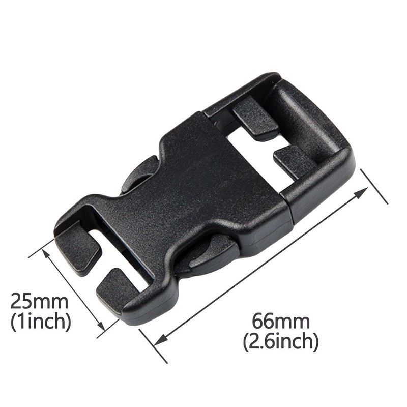 Multi-Size Plastic Buckle Repair Kit Quick Release Buckles for Backpack