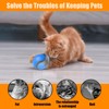 JIMACRO Interactive Pet Toy, Active Rolling with Tail, Intelligent Interactive