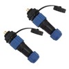 2Pcs SD16 IP68 Waterproof Aviation Connector SD16 Female Plug Male