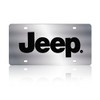 Eurosport Daytona- Compatible with -, Jeep Stainless Steel License Plate