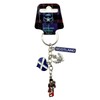 Bells Box Scotland Keyring - Scottish Flag - Piper &