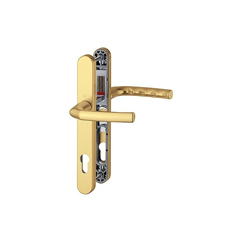 Hoppe Gold 'Birmingham' Pair Handle 92PZ or 92mm Sprung Lever