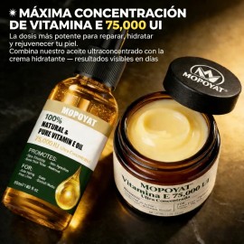 Vitamina E Cara-aceite Que Aclara Manchas+crema Piel Firme
