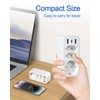 6 in 1 Multiple Socket Adapter, STGAROT Triple Multiple Plug