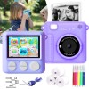 Kids Camera Instant Print Camera 1080P Digital Camera +3Rolls Print
