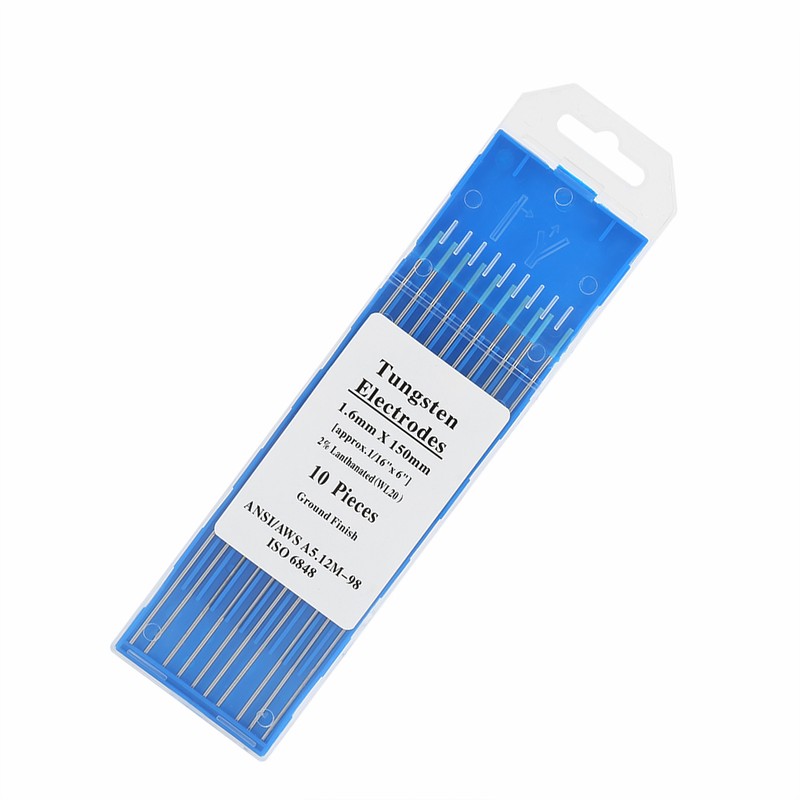 10pcs box WL20 Tungsten Electrode Professional Tig Rod 2.0% Lanthanated