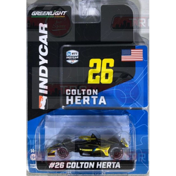 Greenlight Colton Herta 2022 Greenlight 1/64 #26 Gainbridge NTT Indy