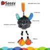 Sassy Confetti Yeti Chime Toy | Hanging Developmental Attachable Toy