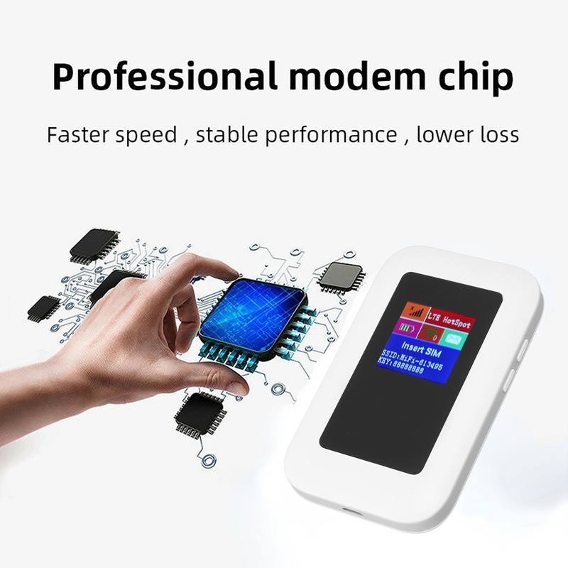 4G LTE MIFI Router with Color Screen Support 10 Devices
