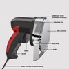 Commercial Turkish Kebab Slicer With 2 Blade 80w Electric Kebab