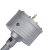 GUICGOC 105mm (4-1/8 inch) Concrete Hole Saw with 220mm SDS