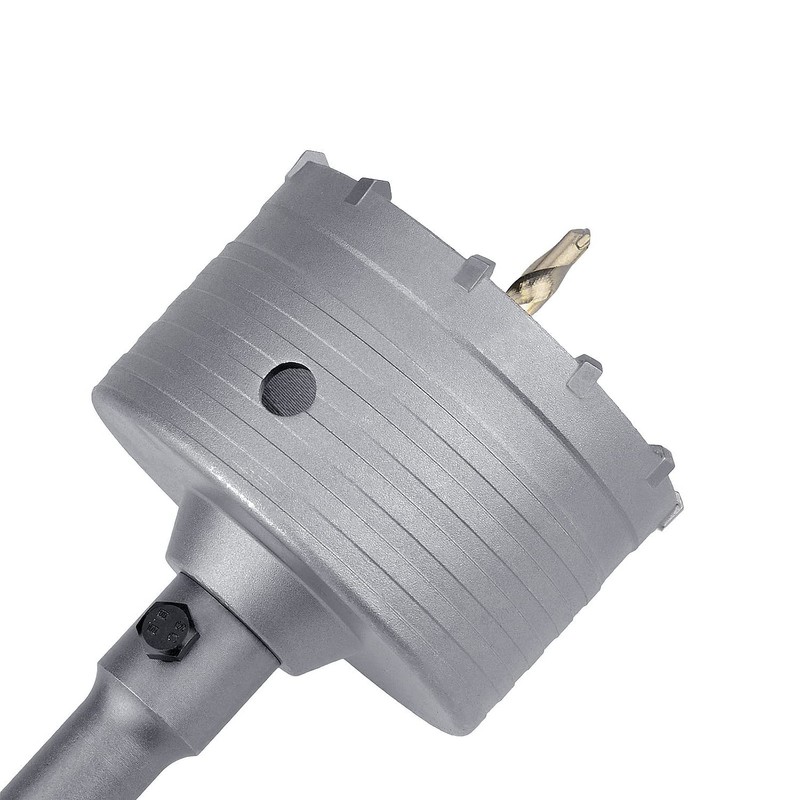 GUICGOC 105mm (4-1/8 inch) Concrete Hole Saw with 220mm SDS