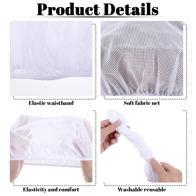 Guduling 6pcs Hair Nets for Sleeping, Mesh Hair Net, Sleeping