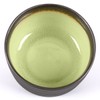 Matcha Bowl/Matcha Tea Bowl 500 ml Anthracite / Green, Crackle