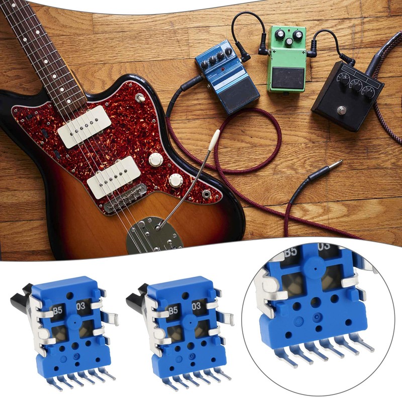 VGOL Pack of 4 6-Pin B50K Potentiometer with Double Vertical