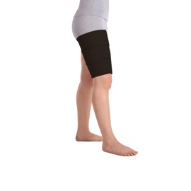 Juzo Short Stretch Compression Wraps, 30-60 mmHg, Thigh Wrap, Double Sided | Medical Wrap Bandage for Treatment of Moderate to Extreme Varicosities, Edema & Lymphedema | Medium Long