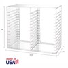 STORi Stackable Clear Plastic CD Organizer with Rubber Feet |