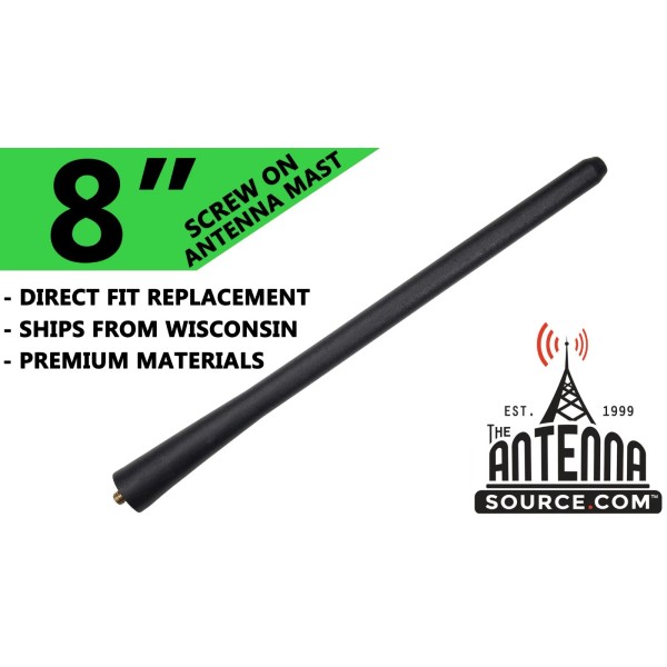TheAntennaSource 8" ANTENNA MAST - FITS: 2011-2016 Lexus CT200h