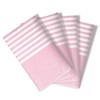 Softopia Cotton Cloth Napkins 18x18 Inches - Striped Design, 100%