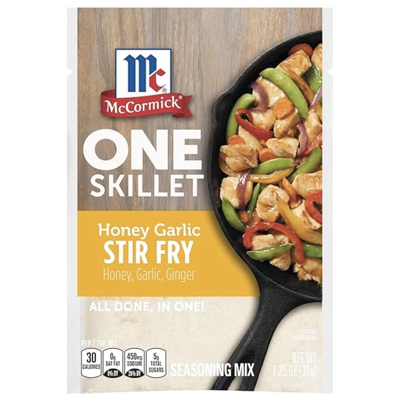 McCormick One Skillet Honey Garlic Stir Fry w/Ginger Seasoning Mix,