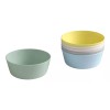 Paärty Art 6 Platos Hondos Infantiles Reutilizable Plastico Bowls Color