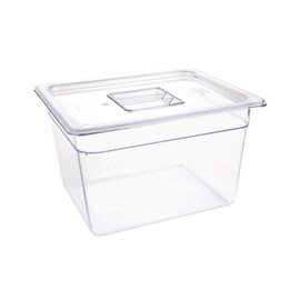 Polycarbonate Gastronorm Container - 1/2 Size - 200mm depth. 10.8 litre.