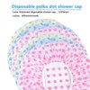 Gorro de ducha 6 piezas sombreros de ducha impermeables, elástico