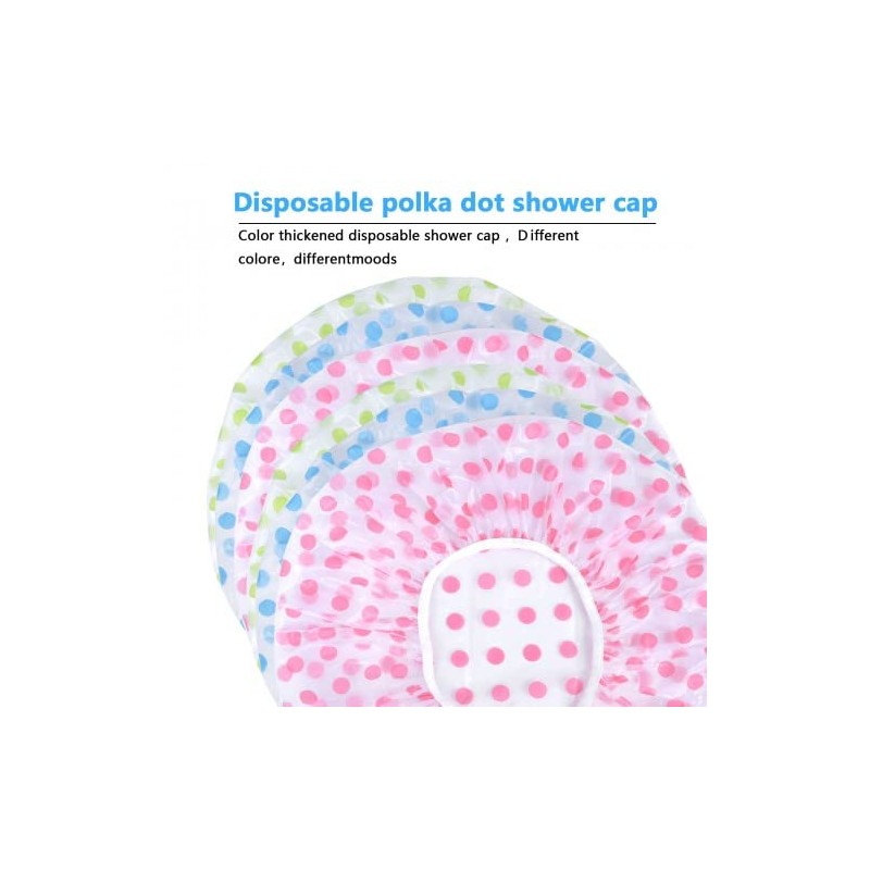 Gorro de ducha 6 piezas sombreros de ducha impermeables, elástico